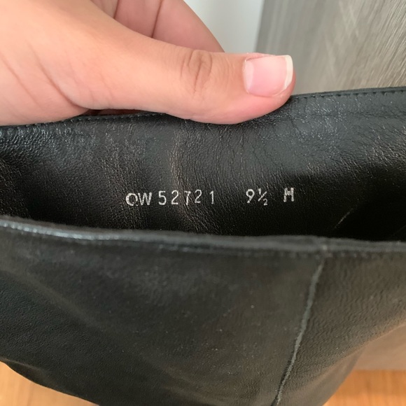 Black Knee High Studded Boots by Stuart Weitzman - Picture 8 of 10